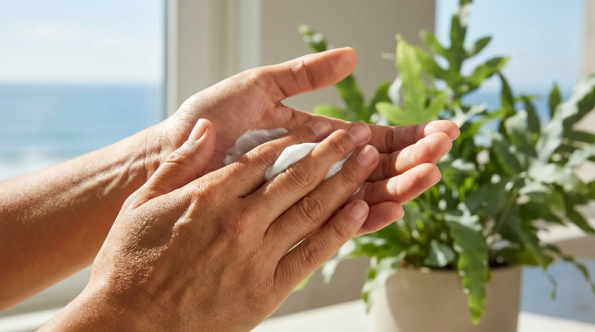 Gentle moisturizer application for eczema treatment recommended by Tampa dermatologists