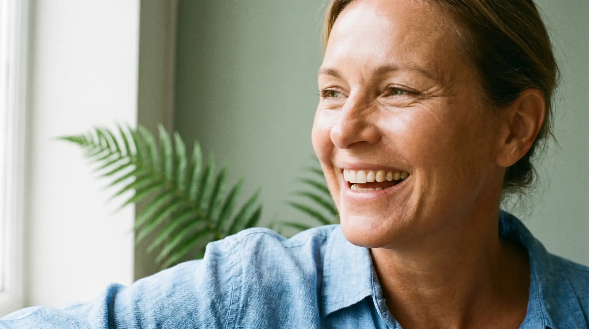 Woman with radiant refreshed skin after Daxxify treatment at Tampa Bay Dermatology